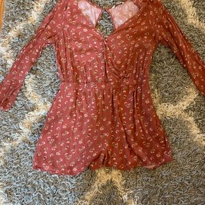 American eagle floral romper